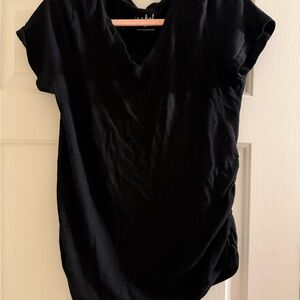 Set of 3 Maternity Tops- Black, Blue and BW Striped